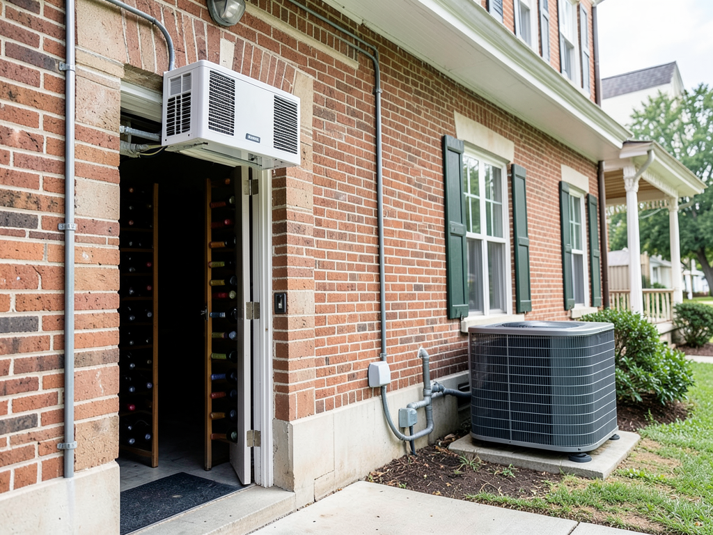 Climate control options for custom wine cellars in