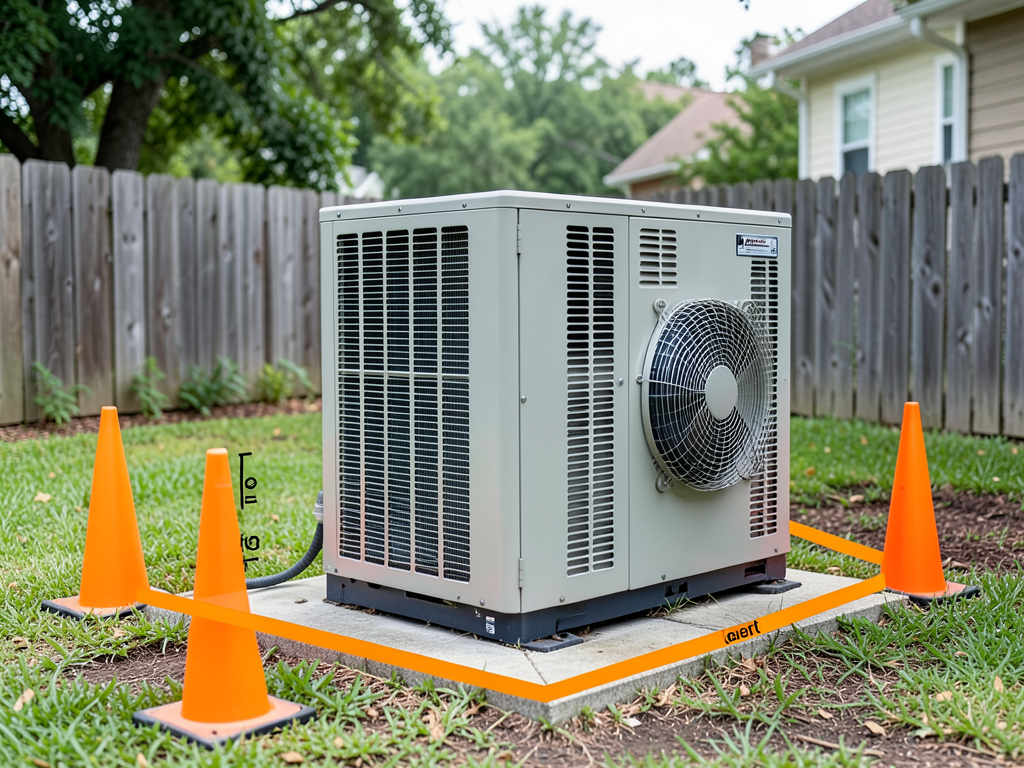 How to hide your ac unit with landscaping without