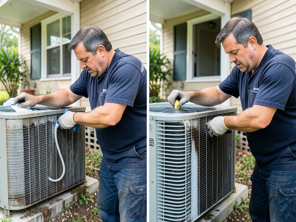 Why you should never pressure wash your ac condens